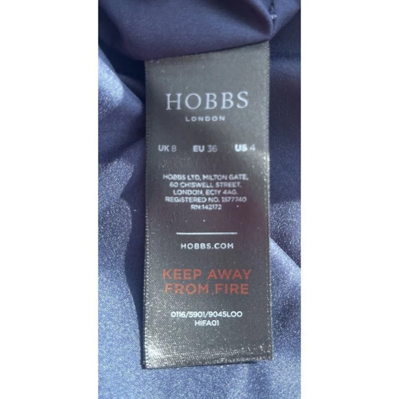 Hobbs London Rita Rose Print Dress 4 - Picture 9 of 10